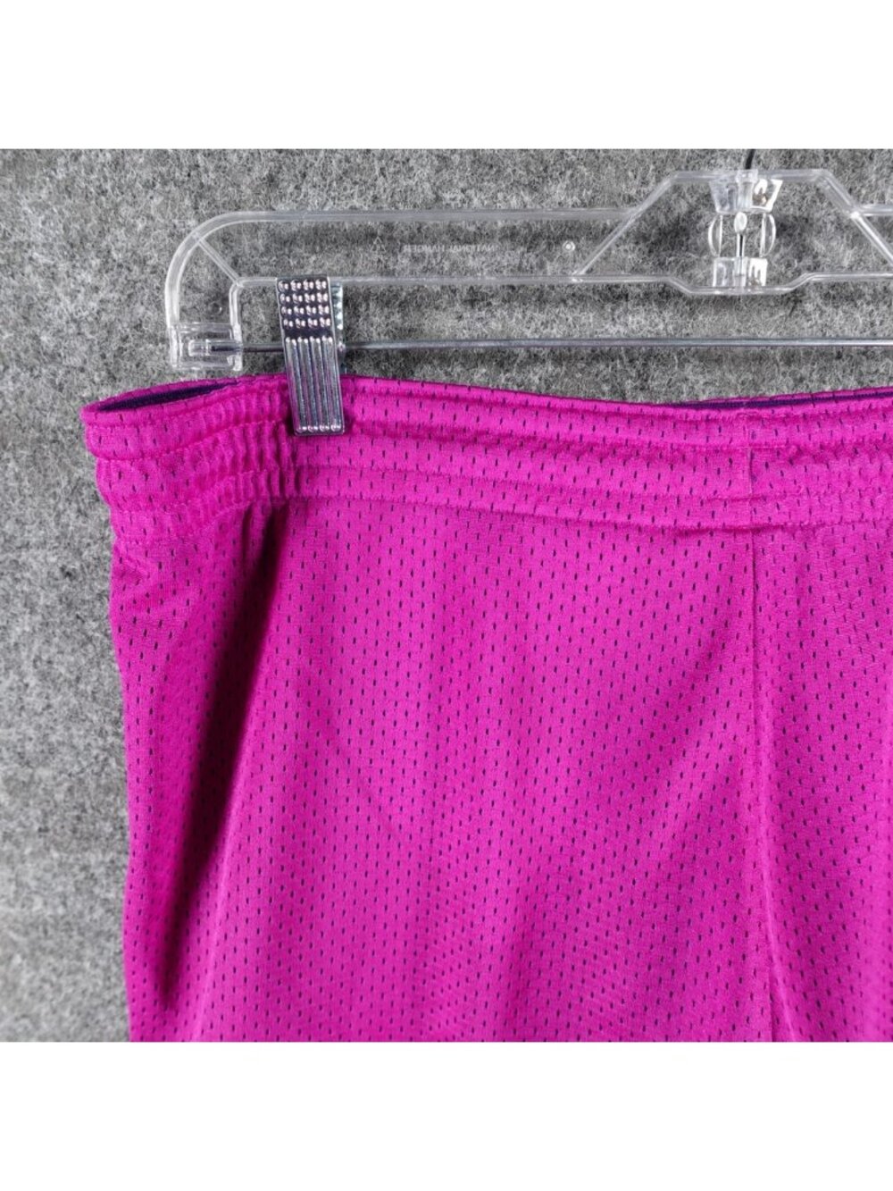 Nike Dri-Fit Reversible Athletic Shorts Womens S Bright Pink Mesh Gym Training - Picture 4 of 15